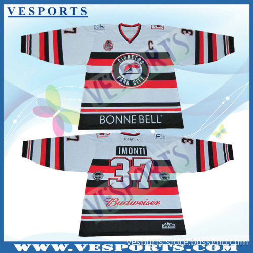 Authentic Mens Sublimation Ice Hockey Jersey